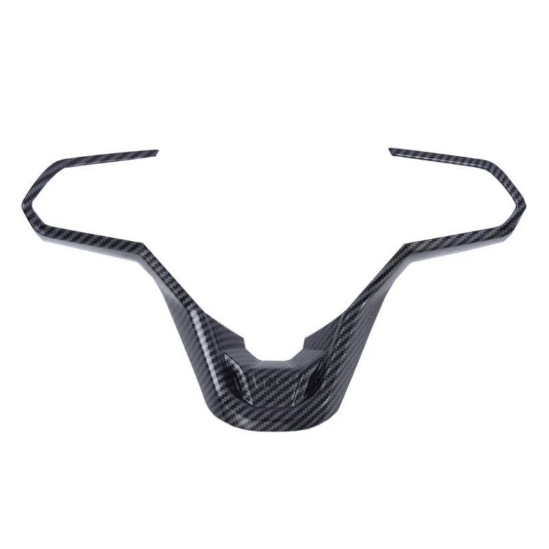 

For ID.4X ID.4 ID4 2021 2022 Carbon Fiber ABS Car Steering Wheel Panel Cover Trim Frame Decoration Sticker Accessories