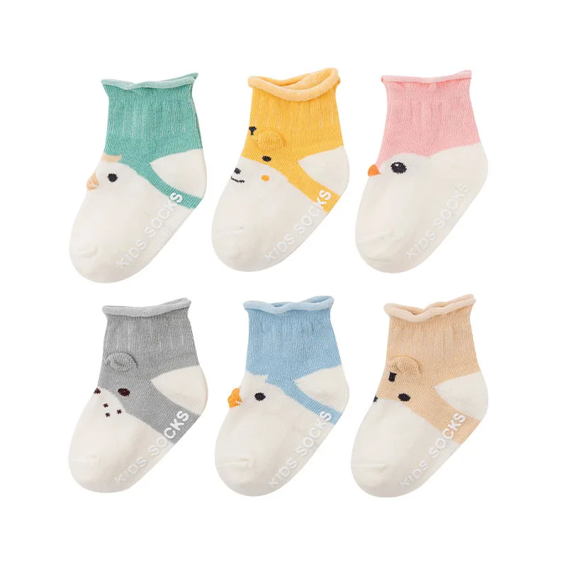 

Cartoon Animal Curling Socks Baby Non-slip Socks Loose Socks