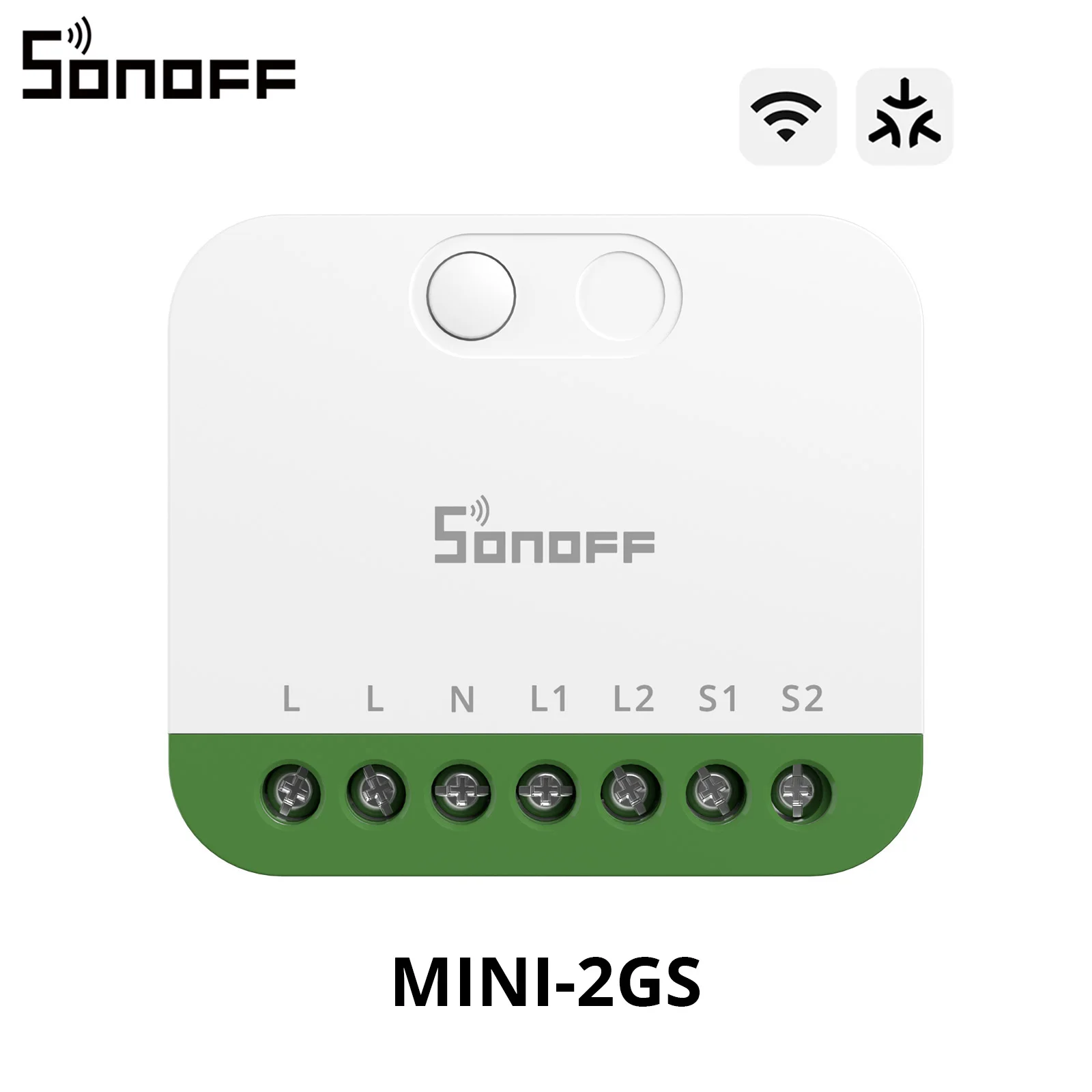 SONOFF MINI DUO 2-Gang Matter умный выключатель