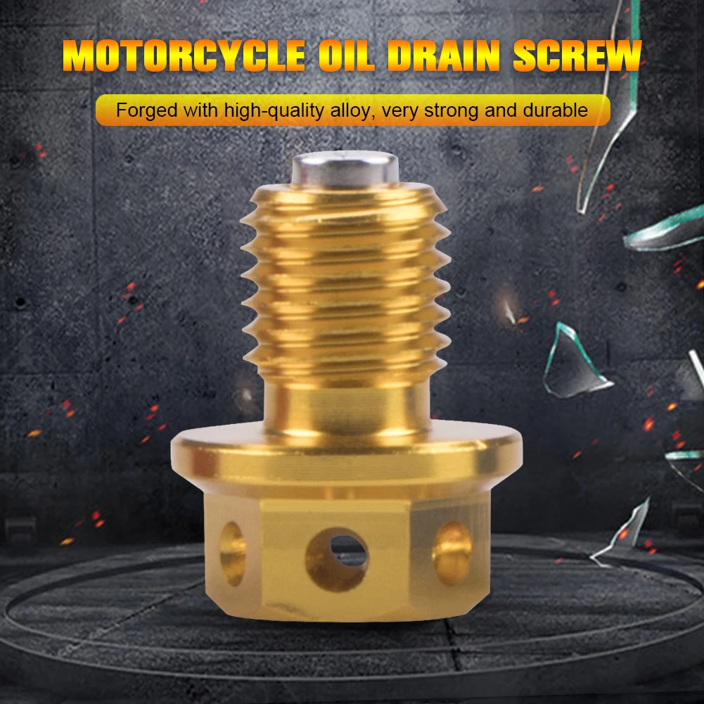 

Винт для слива масла Универсальный Магнитный Отвертка для слива масла мотоцикла M12 штепсельная Вилка для внедорожника мотоцикла винт для д...