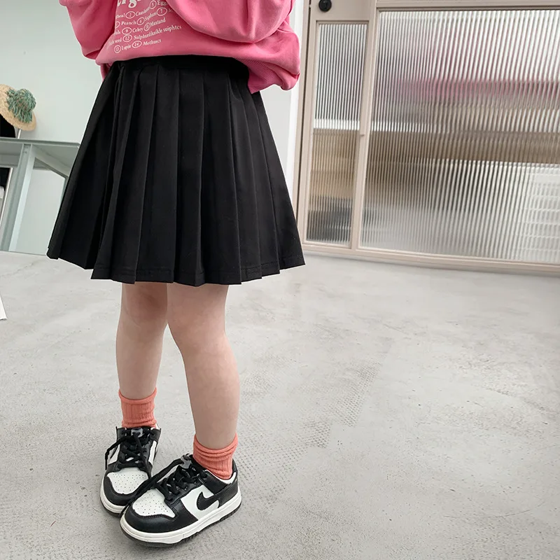 Плиссированная юбка для девочек 1-12 лет на весну-лето |