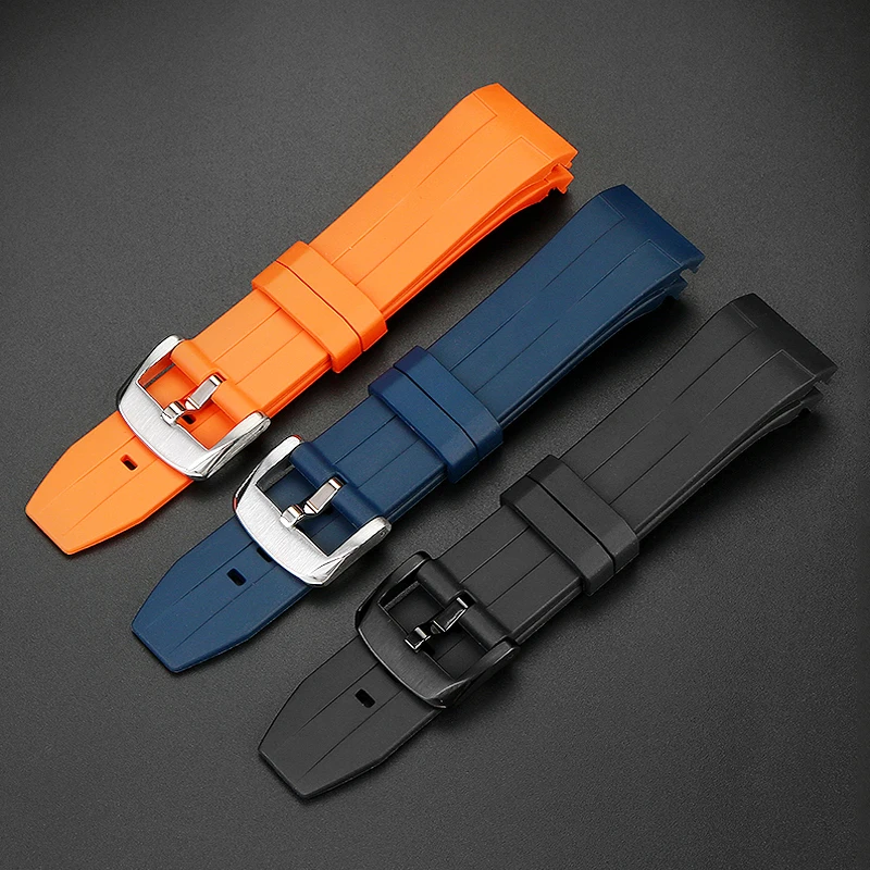 

22mm Silicone Watch Bands For Tissot T120417 T120407 Quartz Dial Rubber Sport Men Watch Strap Watchband Waterproof