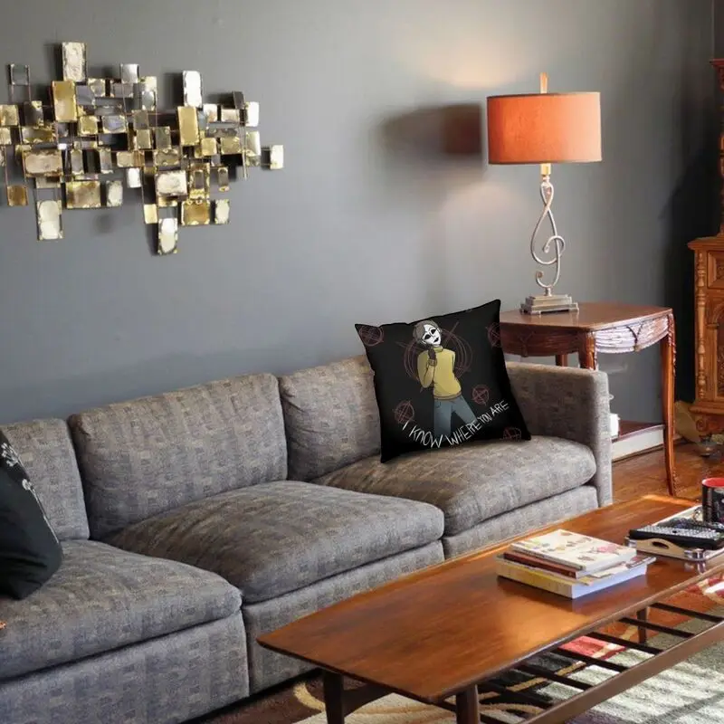 Супер-натуральная наволочка для подушки Slenderman 45x45 см мягкая Роскошная подушка