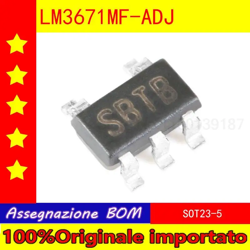 5 шт./лот мебель для дома LM3671MF - ADJ SOT23-5 2 МГц 600 мА понижающий преобразователь