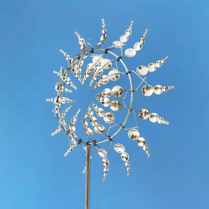 

Outdoor Wind Spinners Wind Catchers Yard Patio LAwn Garden Decoration Kinetic Sculpture Unique and Magical Metal Windmill 2022