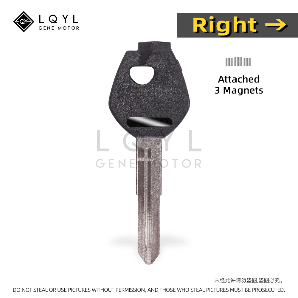 

Пустой Ключ LQYL Для Мотоцикла SUZUKI, Сменный Магнитный Противоугонный Замок, Незаточенные Ключи
