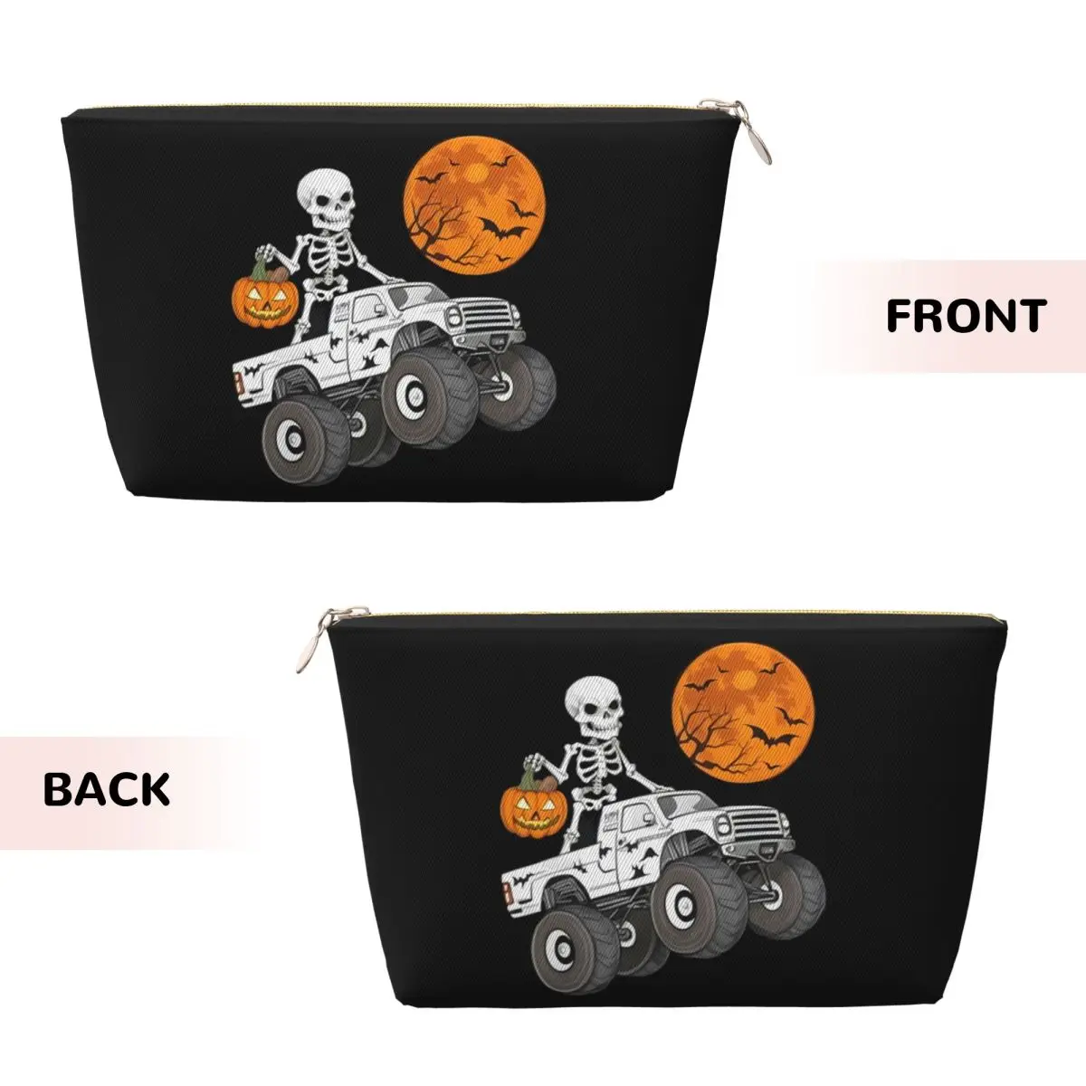 Пользовательский скелет зомби страшная тыква мумия косметичка Хэллоуин макияж