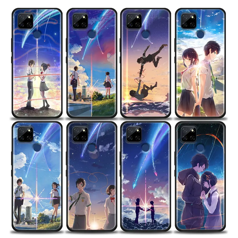 

Funda Coque 8I Case For OPPO Realme X50 X7 XT X 10 9 9I 8 8I 7 7I 6 5 Pro Plus 5G Case Capa Para Cover Anime Yinuoda Your Name