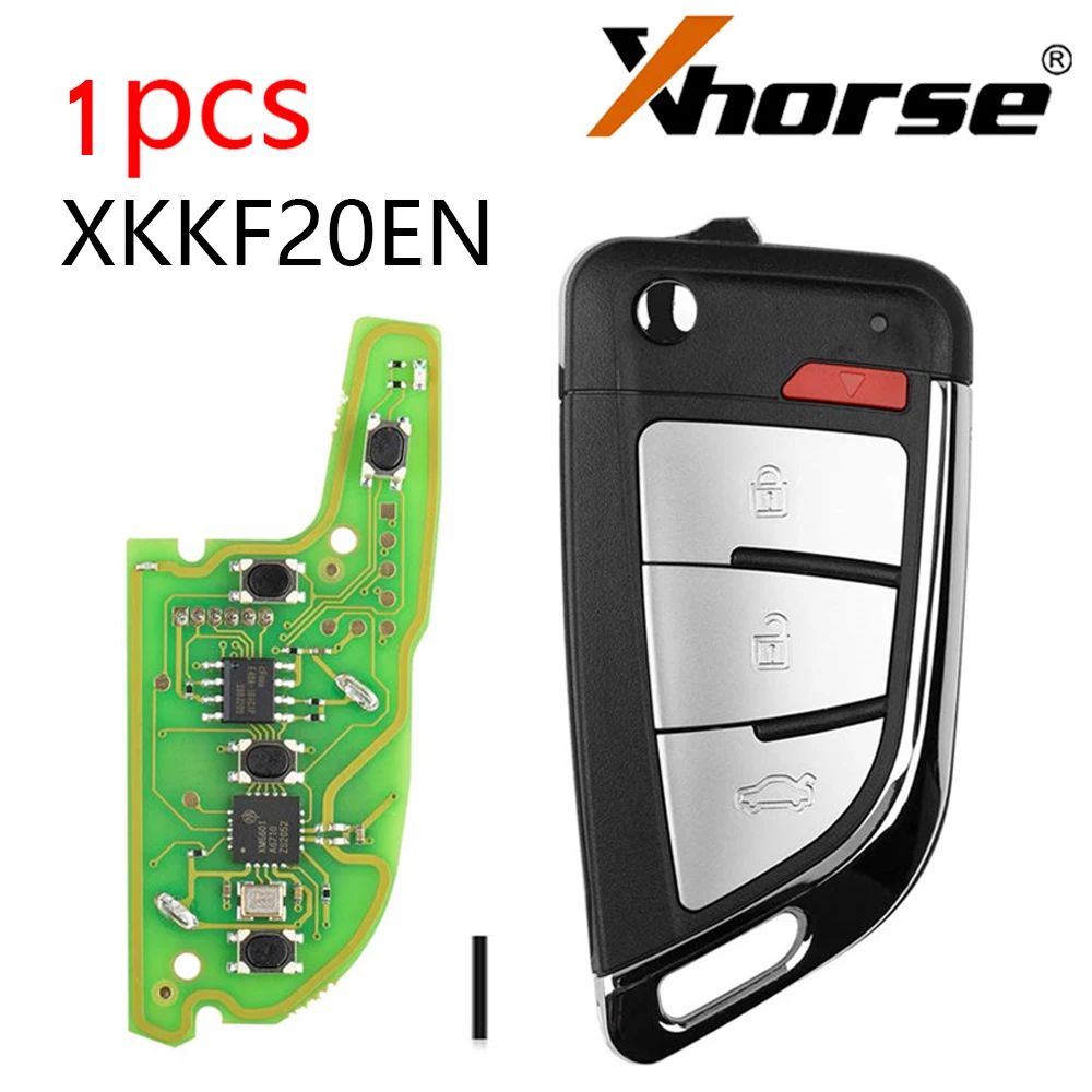 

1PCS Xhorse XKKF20EN Wire Remote Key Memoeial Knife Style 3 Buttons for VVDI VVDI2 KEY TOOL