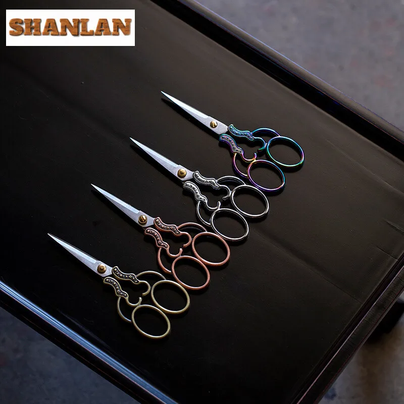 Ручная работа чайные ножницы из нержавеющей стали домашние маленькие для