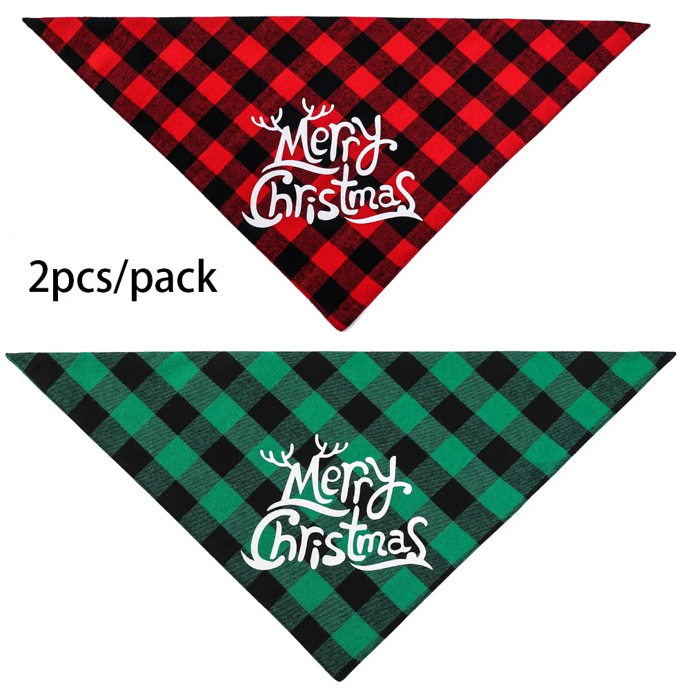 

2 шт./упаковка, новогодние нагрудники для собак