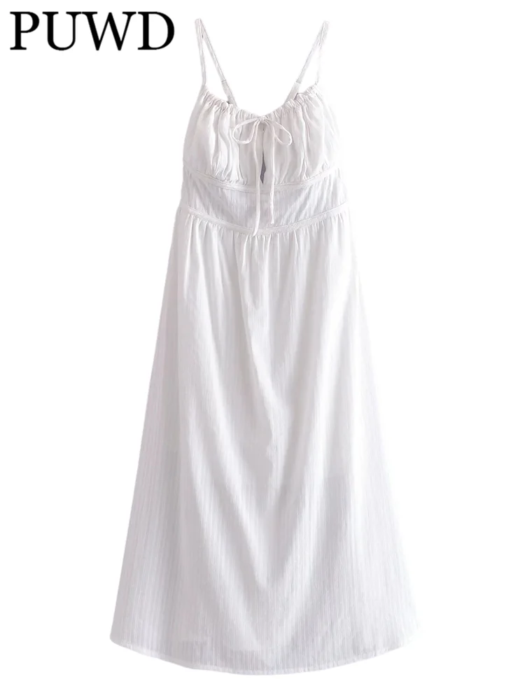 

Женское платье на бретельках, с V-образным вырезом