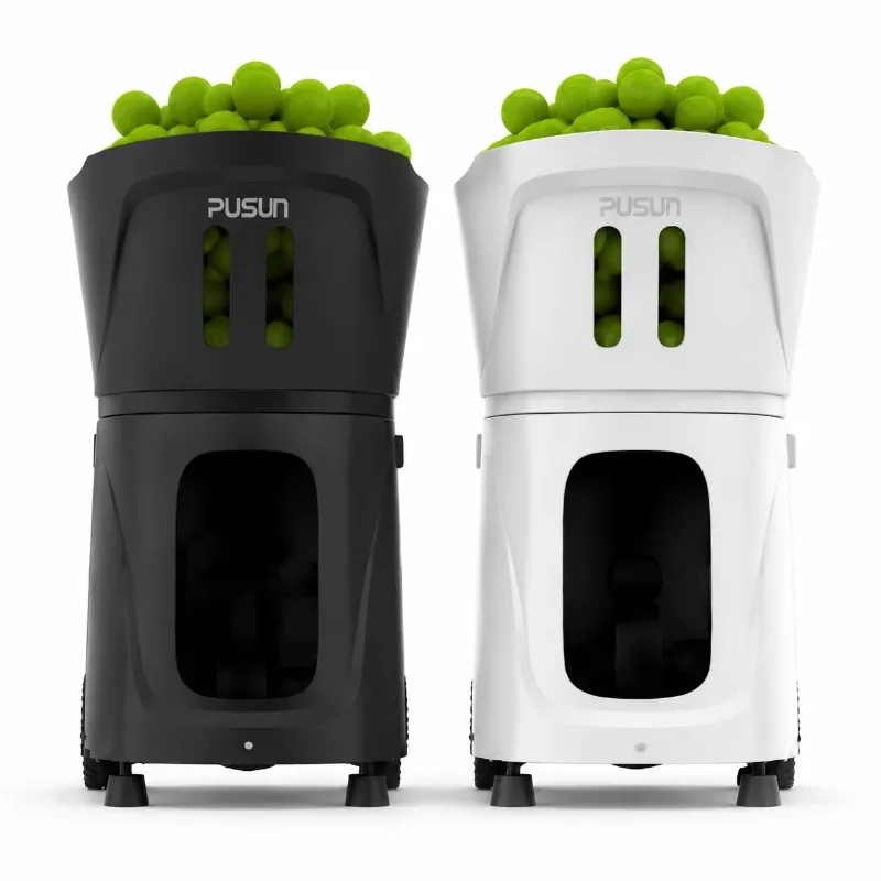 Фото Новая теннисная машина Pusun PT Smart Pro 2026 с дистанционным управлением, регулируемой скоростью и осцилляцией для индивидуальных тренировок №4