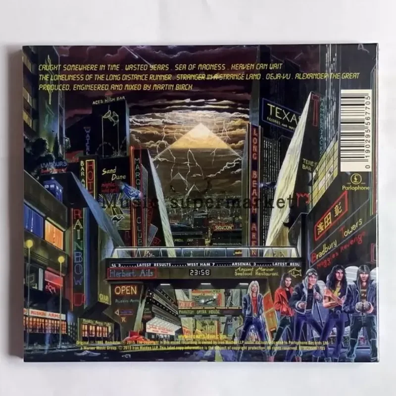 Фото CD-альбом Iron Maiden Somewhere In Time, новый музыкальный альбом 1986 года №2
