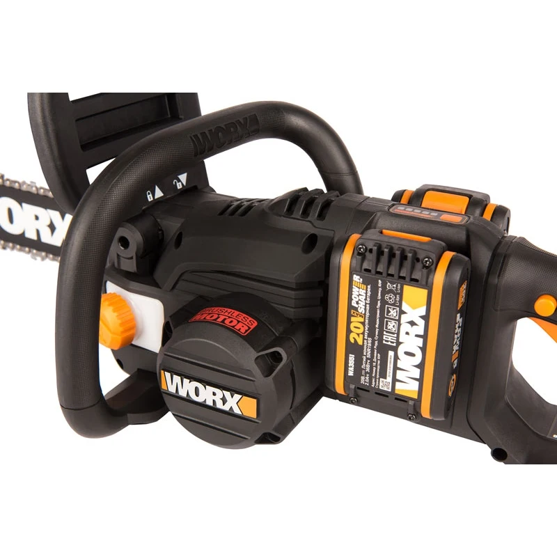 Цепная пила аккумуляторная WORX WG384E.9 40В 35 см бесщеточная без АКБ и ЗУ | Инструменты