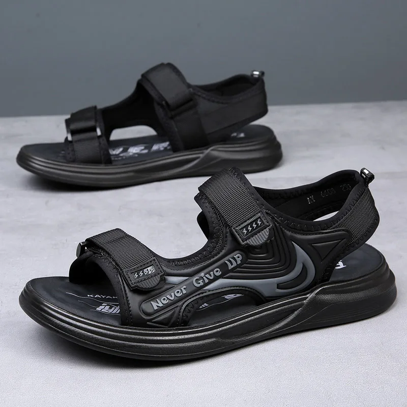 

Летняя пляжная обувь, повседневные летние сандалии, мужские удобные модные стильные сандалии с открытым носком