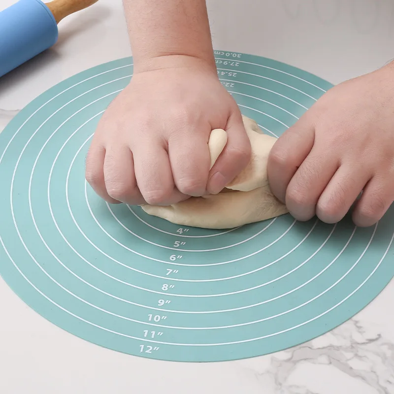 

Cake Turntable Pat Silicone Baking Mat For Cake with Size Non-stick High Temperature Resistant Bake Tool Kitchen Gadget