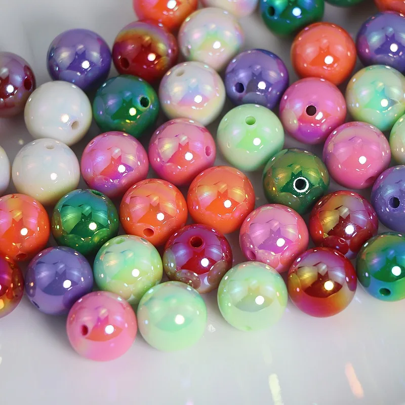 Ful Sunny Round Beads For Jewelry Making Diy Decoration Bracelet Necklace Hair Pin Charms Manicure Phone Chain Ornaments