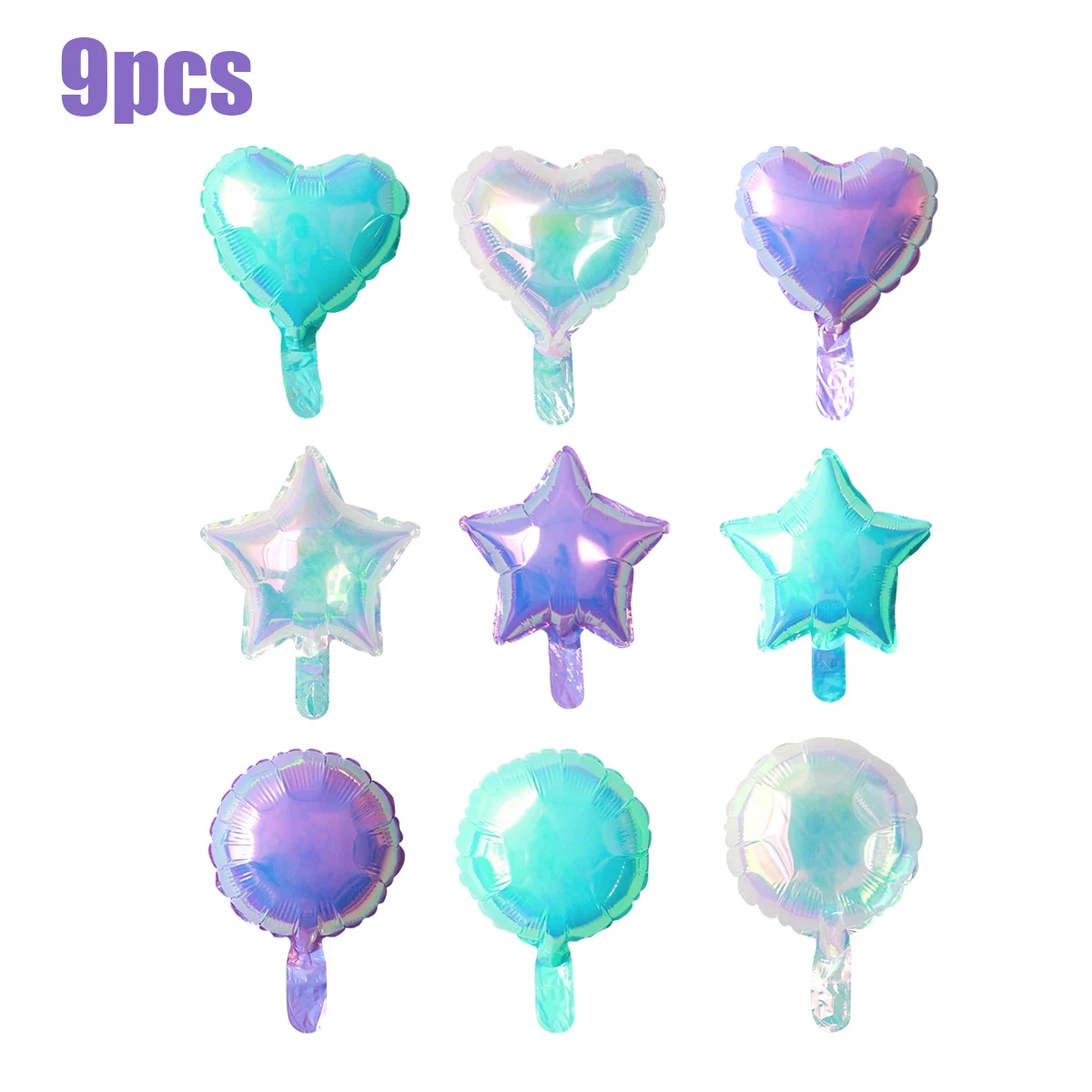 

Радужные голографические шары 6шт