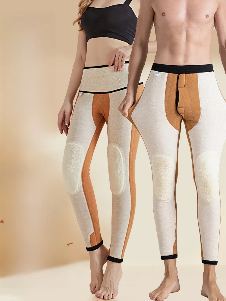 Мужские брюки Yalu на хлопковой подкладке флисовые зимние с подкладкой из