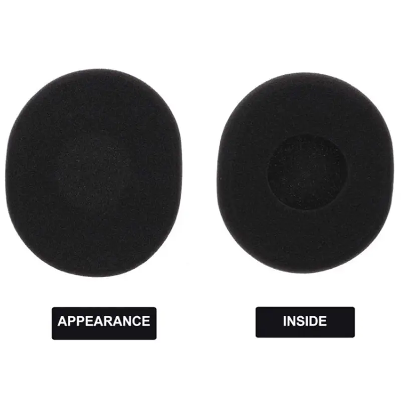 

1 pair 75x65mm Black Headset Earpads for Logitech H800 H 800 Headset