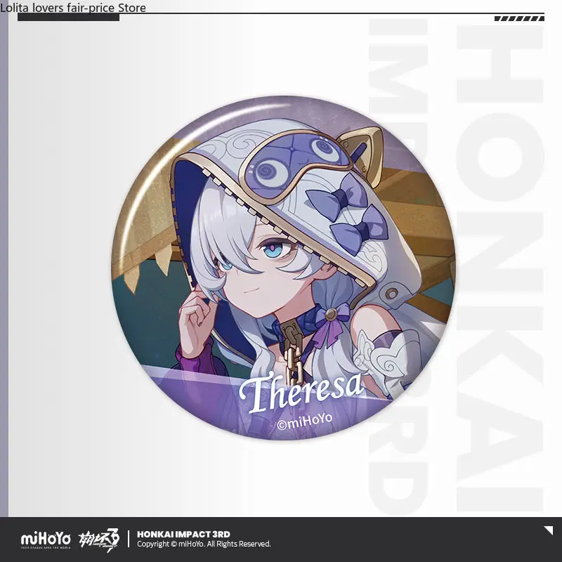 Фото 2026 Honkai Impact 3rd CG Series Can Badge Blind Box Vol.8 Броня Спаркл Тереза Зеле Вита Сонгкве Брошь-значок Официальный продукт MiHoYo №4