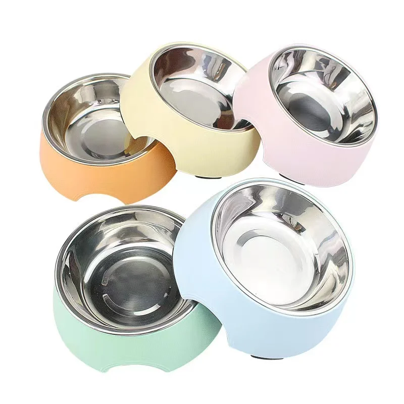 

Non-slip Dog Bowls For Small Medium Large Dog Feeder Bowls And Drinkers Stainless Steel Pet Feeders Pets Dogs Accessories