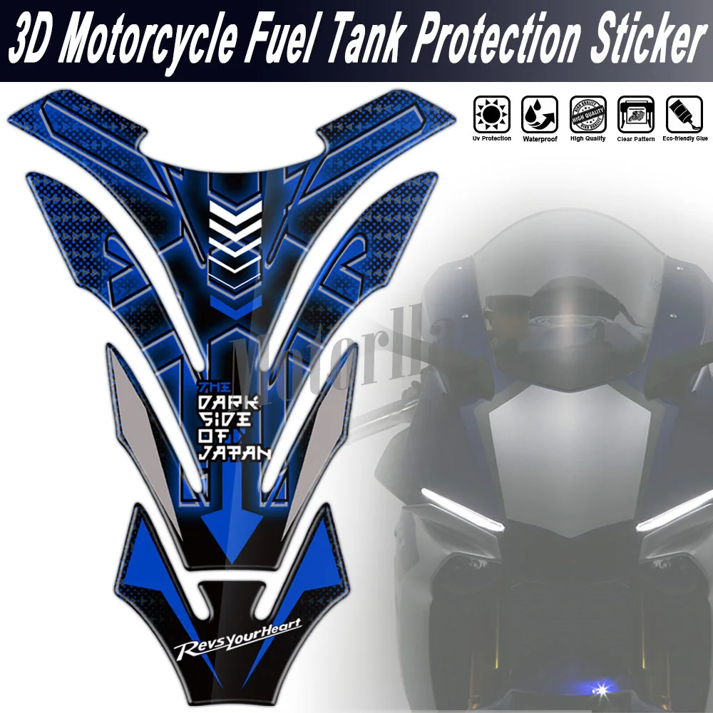 Для R1 R3 R6 XJ6 YZ6 XJR1300 FZ1 fz8 FAZER TZR250 3M мотоциклетная наклейка на бак масло аксессуары
