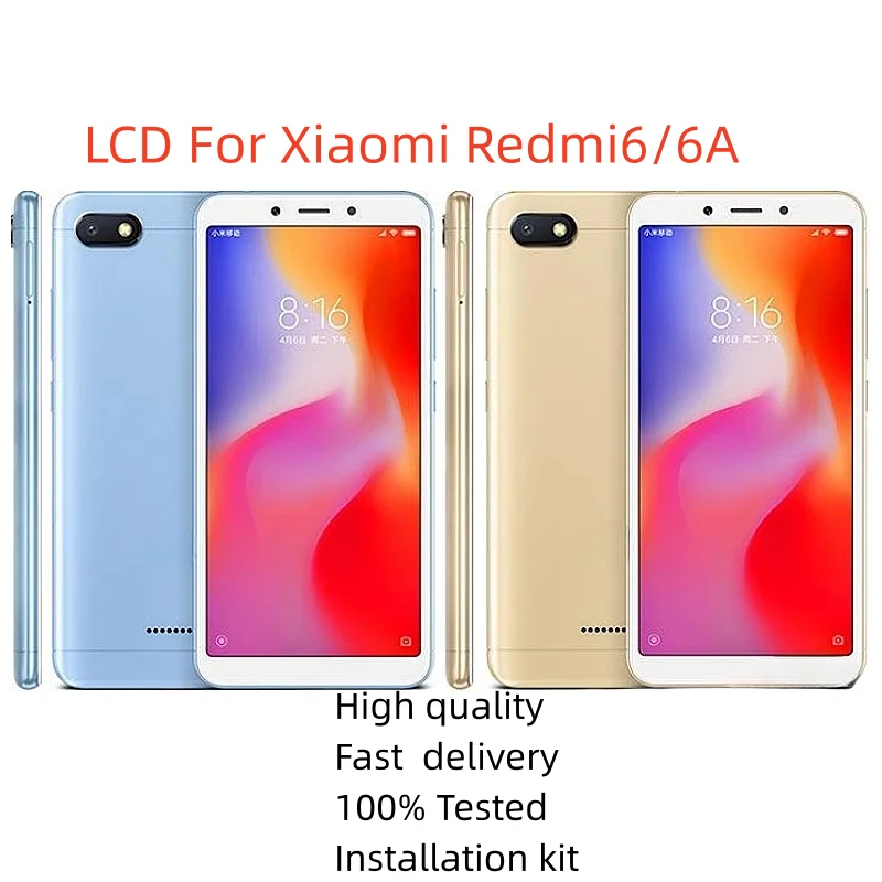 ЖК-дисплей 5,45 дюйма для Xiaomi Redmi 6 M1804C3DH, дисплей M1804C3DG для Redmi 6A LCD M1804C3CG M1804C3CH, экран M1804C3DI, запчасти, оригинал