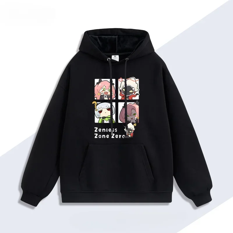 Толстовка с капюшоном ZZZ ZZZERO Zenless Zone Zero Bangboo Модный пуловер длинным рукавом для