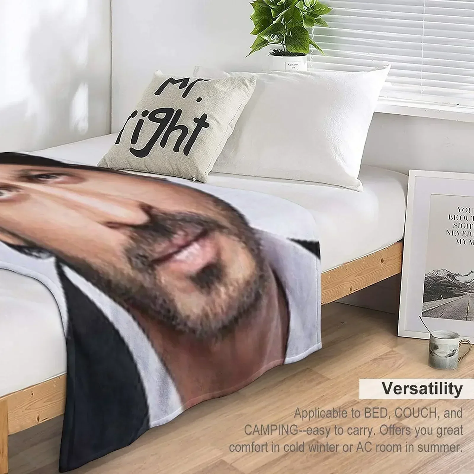 Vosukh khan Декоративное фланелевое одеяло Персонализированные подарочные одеяла