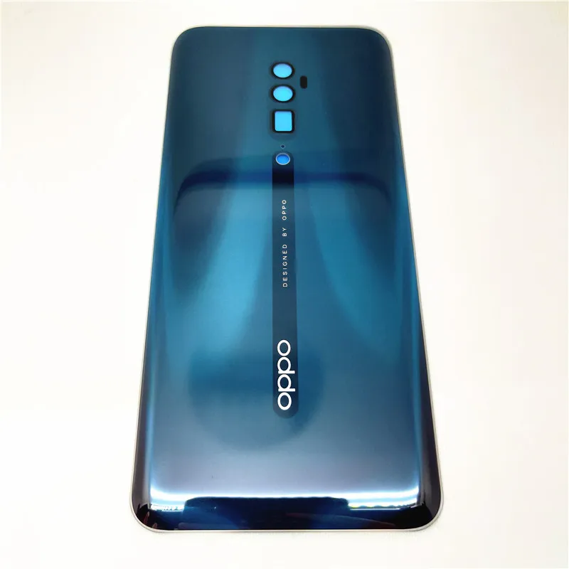

Крышка батарейного отсека для OPPO Reno 10X Zoom Крышка батарейного отсека задний корпус стеклянный чехол запасные части + клейкая наклейка
