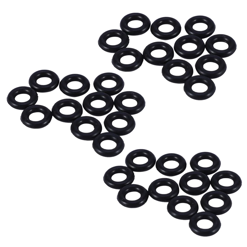 

Черные резиновые масляные уплотнительные кольца, 30 шт., Уплотнительные Шайбы 8X4X2 мм