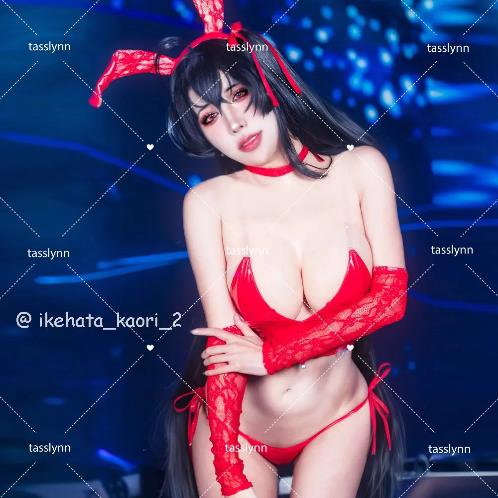 Купальник для косплея L2D IJN Taihou комплект Красного бикини костюм кролика летний