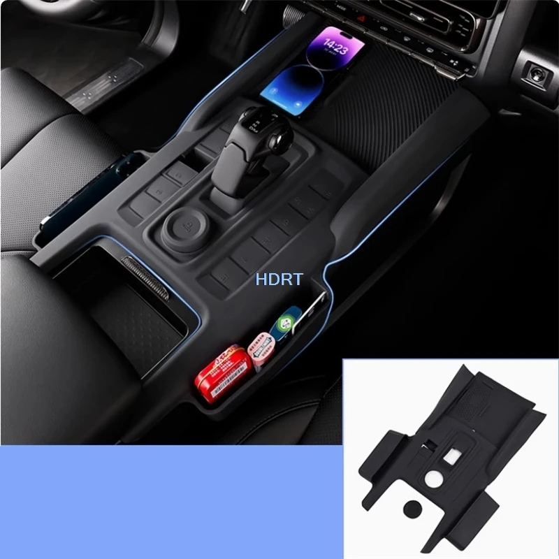 

Автомобильный Стайлинг, центральная панель управления, подлокотник переключения передач, ящик для хранения, коврик для чашки с водой, пылезащитный чехол, аксессуары для GWM Haval H9 2024 +