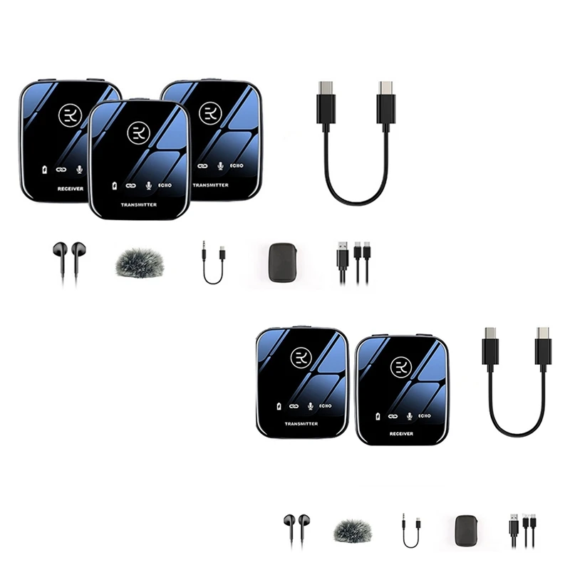 

M18 Wireless Lavalier Microphone For Dslr Camera Camcorder Smartphone