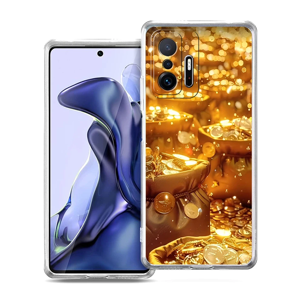 Прозрачный чехол для телефона Xiaomi Mi 14 13 12 11 Ultra 13T 12T 11T Poco X3 NFC F3 F6 Pro 5G Soft TPU Shell