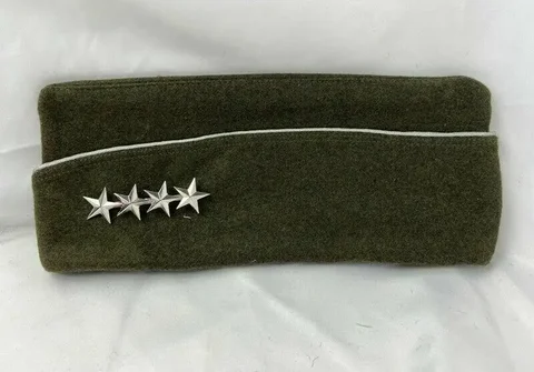 . Американский армейский офис Второй мировой войны, колпачок гарнизона, 4 звезды, общий стиль, военная шляпа