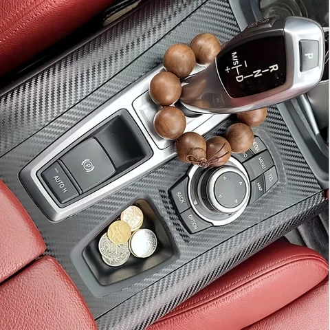 Автомобильный Стайлинг, углеродное волокно, салон автомобиля, центральная консоль, изменение цвета, литые наклейки, наклейки для BMW X6 E71 2008-2014