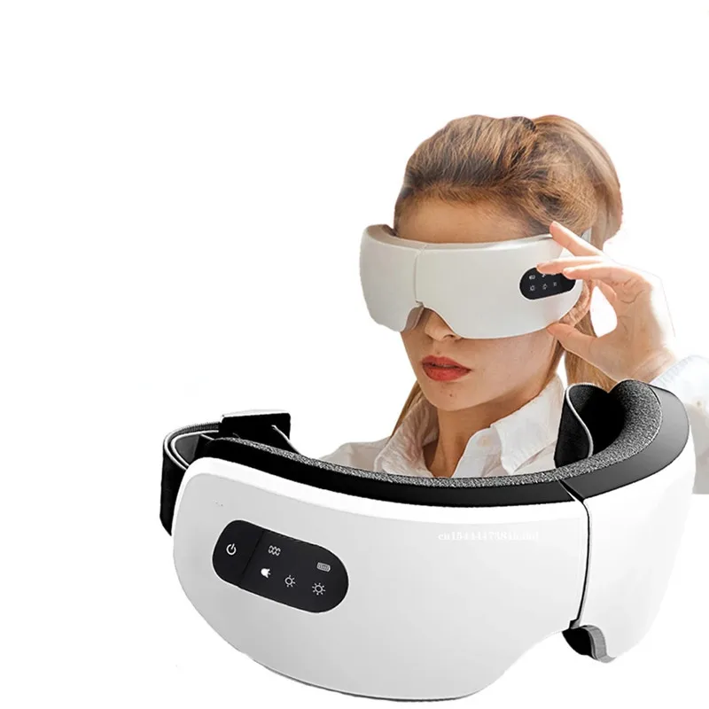 

Heating Vibration Eye Massager Hot Compress Eye Care Relieves Fatigue And Dark Circles Eye Mask For Sleeping Charging