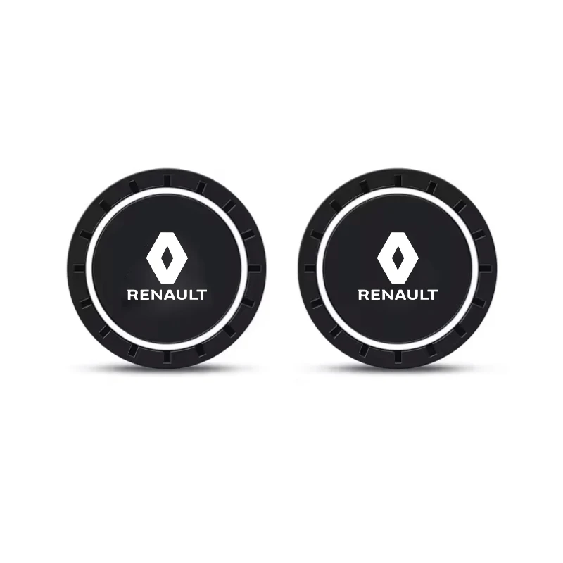 

2 шт. автомобильные подставки для чашек с отделениями для воды, нескользящий коврик, водонепроницаемая подставка для чашек для Renault Megane 2 3 4 Twingo Clio Talisman Captur Trafic K