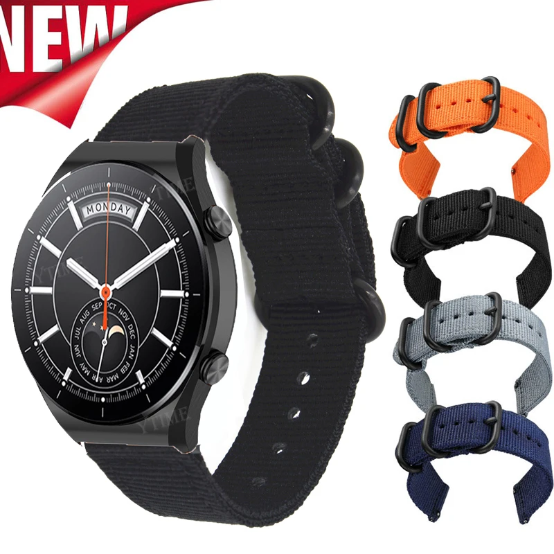 

22mm Nylon Watchband For Xiaomi Mi Watch S1 Active Global Strap Bracelet Replaceable Smartwatch Wristband For Xiaomi Mi Watch S1