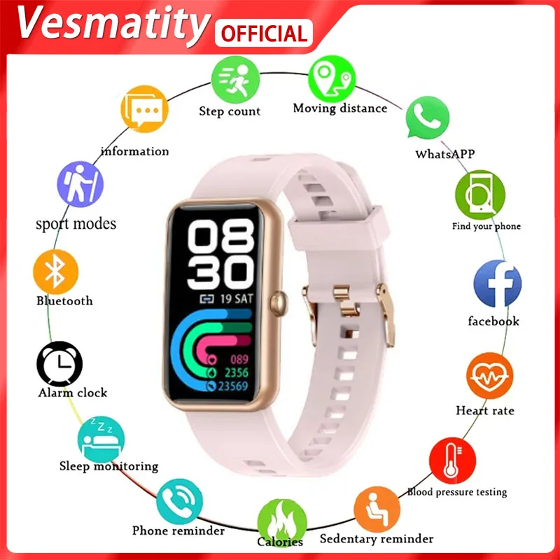 

For Apple Xiaomi Huawei X38 IP68 Waterproof Fitness Tracker Blood Pressure Wristband Watch Smart Bracelet Ladies Phone