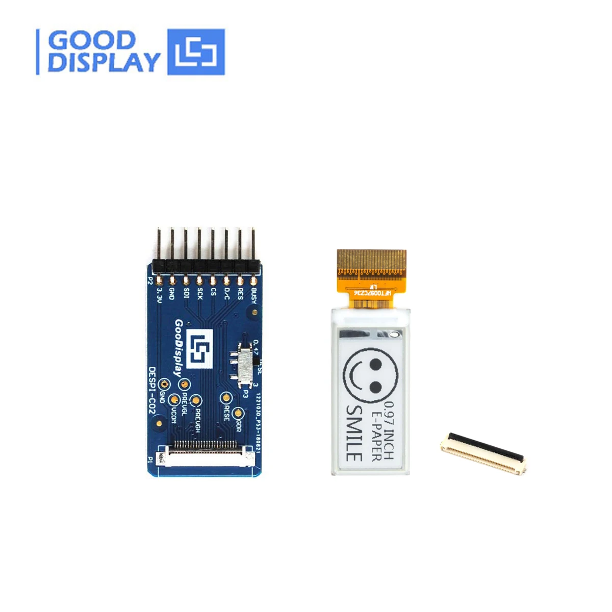 

Mini 0.97 Inch Electronic E-Paper Display JD79651 Small Screen Module, GDEW0097T50