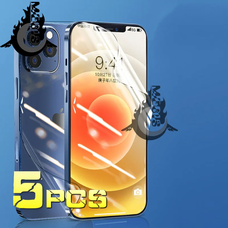 

Back Hydrogel Film For Iphone 12 Mini 11 Pro XS Max Camera Glass Iphone X XR SE 2020 7 8 6 6s PLus Screen Protector Camera Glass