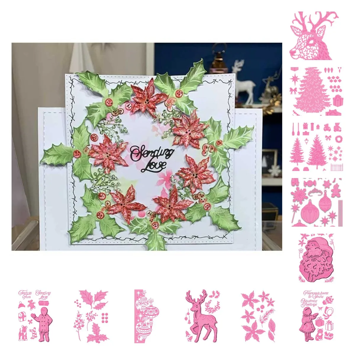 

Christmas Exquisite Collection Metal Cutting Die 2022 New Diy Molds Scrapbooking Paper Making Cuts Crafts Big Die Handmade