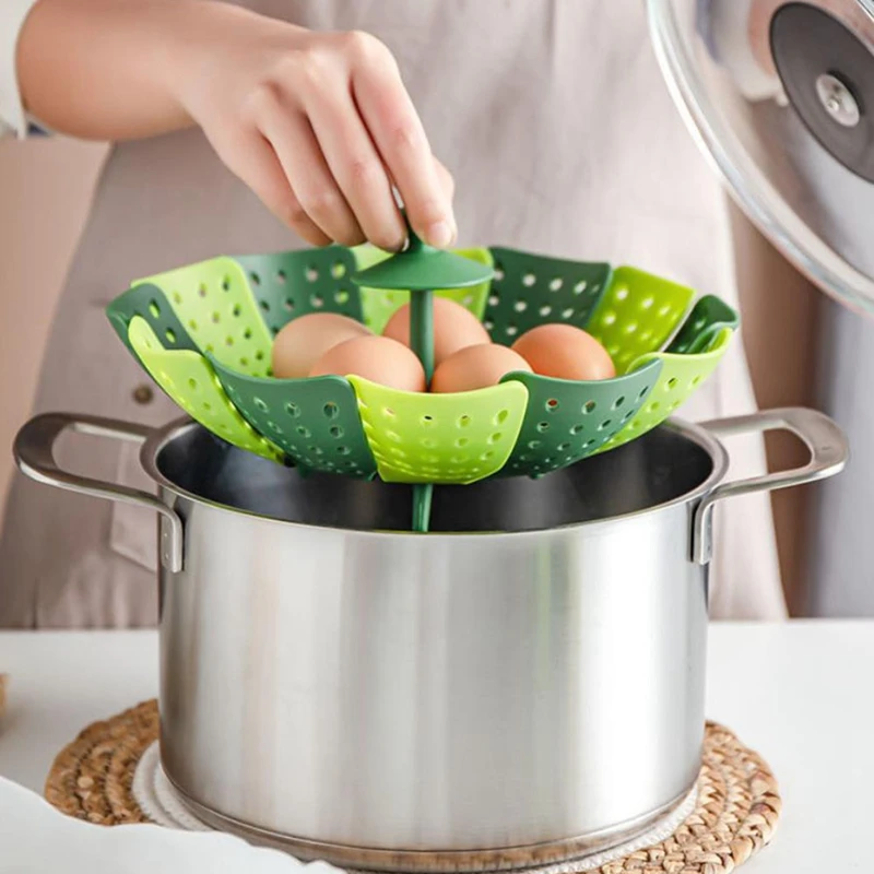 Складная пароварка для фруктов и овощей сливная стойка пароварки