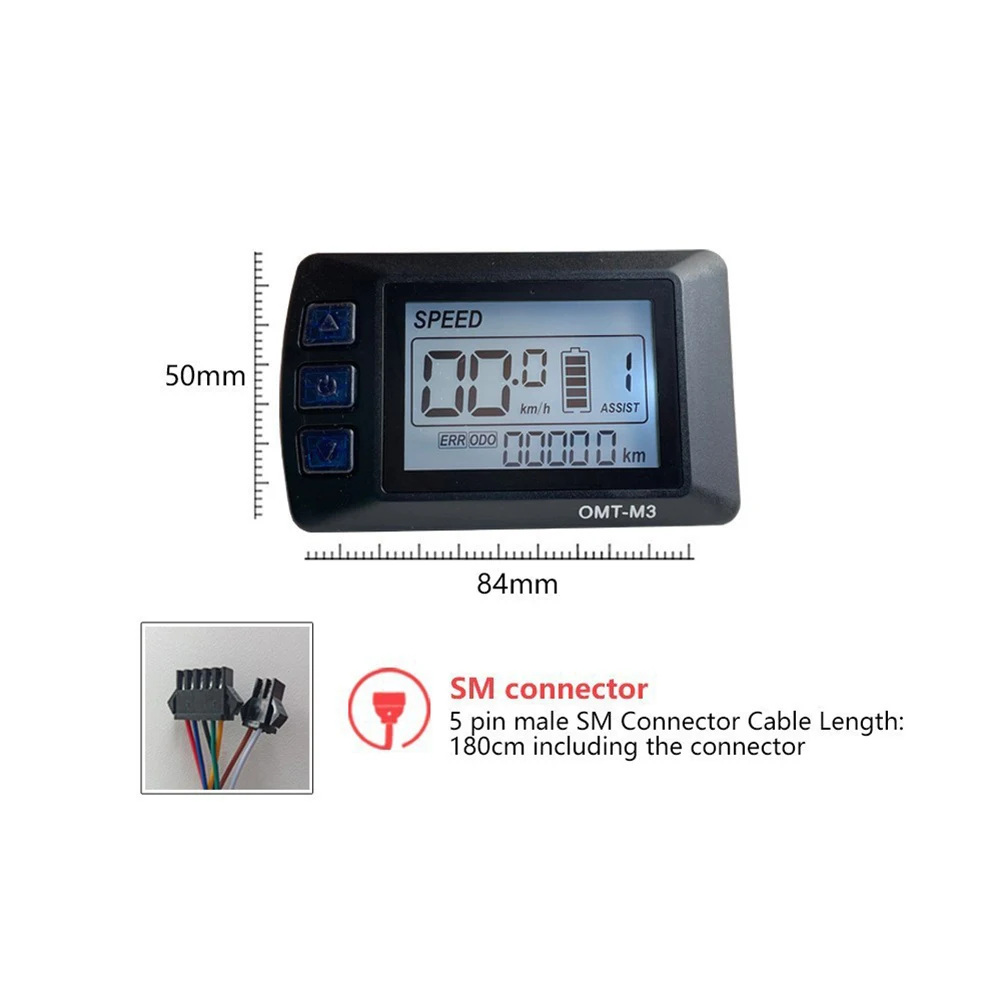 

E-Bike Motor Controller Kit WIth Head Light Scooter OMT-M3 LCD Display 1000W 30A Motor Controller With Panel Head Light& Kits
