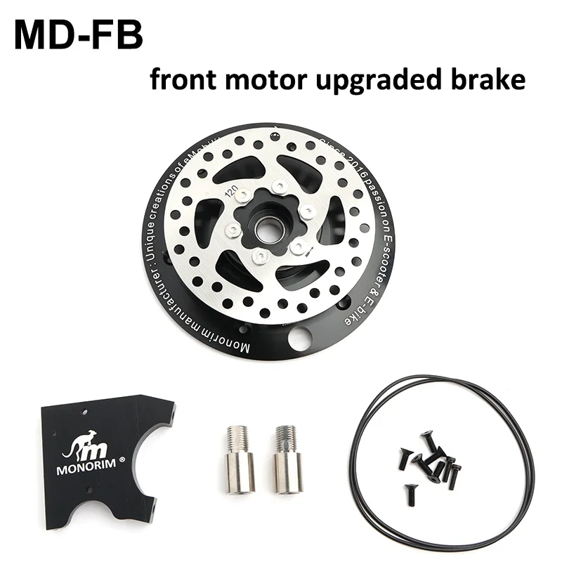 Front Motor Deck Monorim For Xiaomi M365 Electric Scooter Engine Wheel Upgraded Suspenison Mounted Basic MD FB Dual Brake Parts