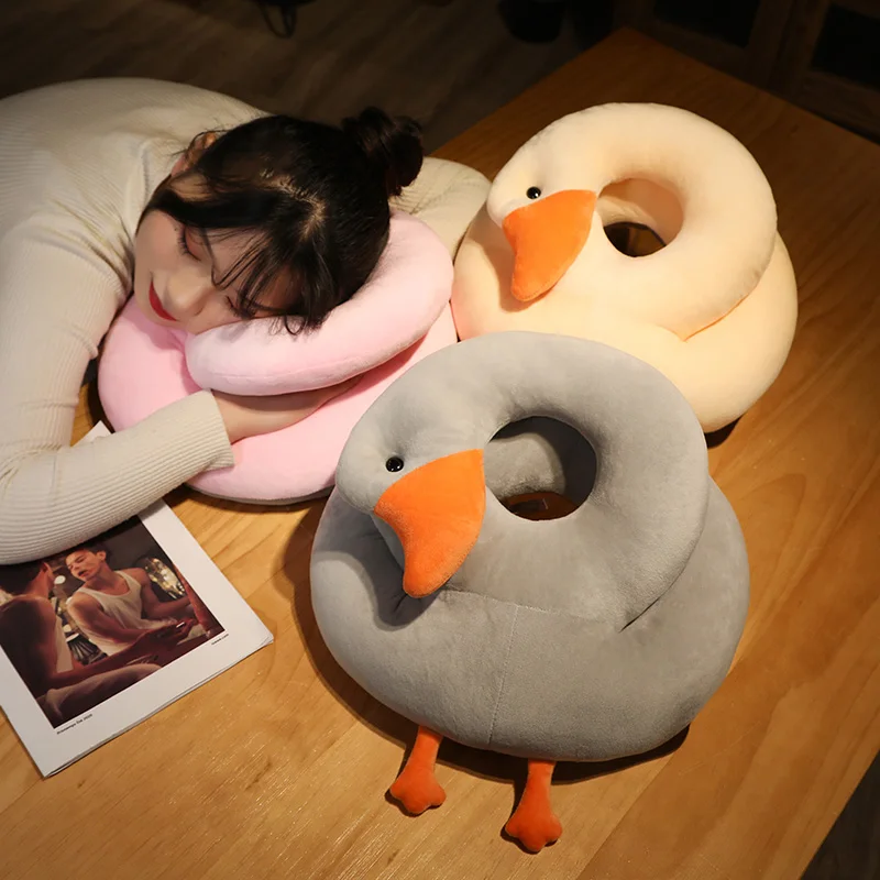 

Новые гусиные плюшевые игрушки, милая утка, плюшевая подушка для шеи, мягкая подушка для дивана, подарок на день рождения для детей 0n